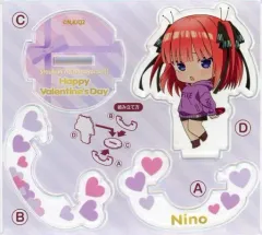 【中古】雑貨 中野二乃 ゆらりアクリル Happy Valentine2021ver. 「五等分の花嫁∬×アトレ秋葉原バレンタインフェア」