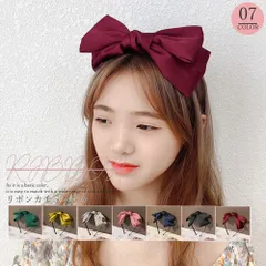 リボンカチューシャ レディース 大人っぽい ヘアアクセサリー シンプル 髪飾り