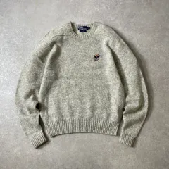 RALPH LAUREN ヴィンテージ POLO BEAR ウールニット ポロベア ラルフローレン グレー