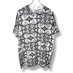 【Special】 90s M.C.Escher "SKULL" Multi Print T-Shirt 【L】 90年代 エッシャー スカル 総柄 マルチプリント Tシャツ 半袖 アート 万華鏡 USA製 アメリカ製 シングルステッチ