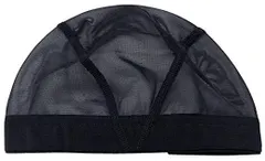 【新品・5営業日で発送】AQA(エーキューエー) メッシュスイムキャップ (KP1935) 色 : ブラック サイズ : L 