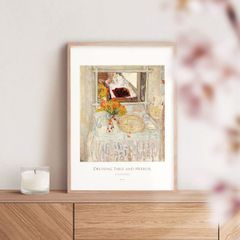 【A2】ピエール・ボナール 化粧台と鏡 アートポスター 絵画 名画 北欧 モダン インテリア おしゃれ BROOMIN AP212