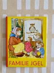 ハリネズミ一家『Familie Igel.』はりねずみ ドイツ語  ビンテージ絵　針鼠