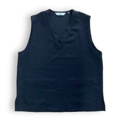 SGGM=Silver and Gold General Merchandise V Neck Vest Vネックベスト     M ブラック ポリエステル