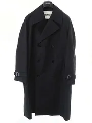 JIL SANDER ジルサンダー 22SS コットンオーバートレンチコート JSMU470211 ブラック 44のサムネイル