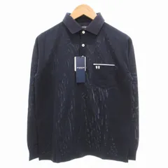 マックレガー マクレガー McGREGOR タグ付き ポロシャツ カットソー 長袖 刺繍 M 紺 ネイビー /GV