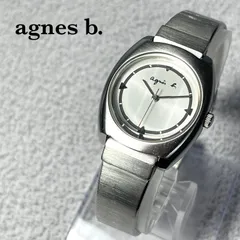 agnes b. アニエスベー レディース 腕時計 クウォーツ シルバー 文字盤 ホワイト シルバー 金具 ベルトのサムネイル