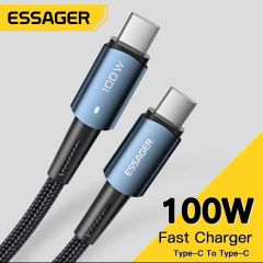 Essager PD100W 60ワットタイプc c cケーブル高速充電携帯携帯電話充電xiaomiサムスン,Android,macbook ipad用
