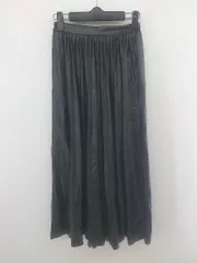 ◇ classicalelf クラシカルエルフ フェイクレザー ロング プリーツ スカート サイズS-M ブラック レディース E  【1303140008950】