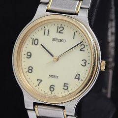 稼働品】SEIKO SPIRIT 7N01-6730 チタン コンビ - メルカリ