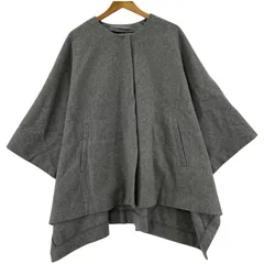 【美品】Theory セオリー ケープ ポンチョ コート ウール 2way ca2116-1.jpg