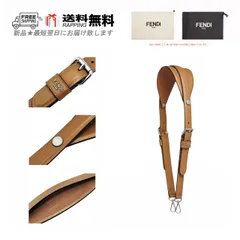 FENDI フェンディ ショルダー ストラップ ユー レザー ロゴ イタリア製 8AV446AAIWF1L1L 新品 ★ CARAMELLO K761..