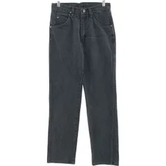 古着 80~90年代 ラングラー Wrangler ブラックデニム テーパードデニムパンツ USA製 レディースL(w28)相当 ヴィンテージ/eaa418250