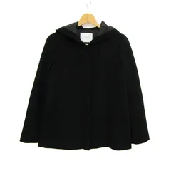 アーバンリサーチドアーズ フーディージャケット ウール アウター レディース ONEサイズ ブラック URBAN RESEARCH DOORS 【中古】