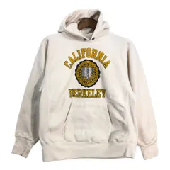 80年代 USA製 Champion チャンピオン REVERSE WEAVE リバースウィーブ スウェットパーカー ホワイト (メンズ L) 中古 古着 T3181