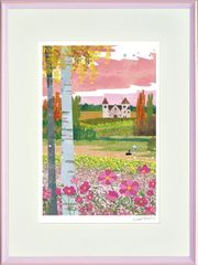 渡辺美香子先生 FLOWER VILLAGE 25/200 絵画 - メルカリ
