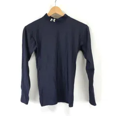 UNDER ARMOUR【アンダーアーマー】長袖Ｔシャツ【メンズSM/紺/navy】ウォームアップ/インナーシャツ/スポーツウェア/Tops◆BJ046-f