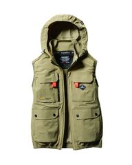 【ハイバックファン】NEW バートル BURTLE  空調服 AC2034-23 カーキ  ACベスト 【 NEW ハイバックファン AC2034 カーキ サイズ 3XL 】