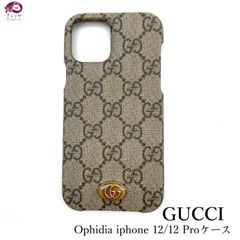 GUCCI グッチ 668406 Ophidia iPhone 12/12 Pro ケース GGスプリーム 箱 タグ リボン ショッパー 付き