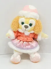 香港ディズニーランド Plush Bag Charm Duffy and Friends クッキーアン(ピンクダウン)/Sweet Winter Time 2023 HKDL