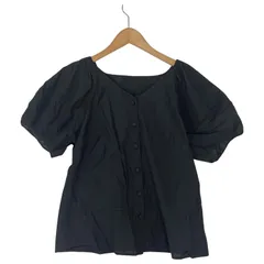 NATURAL BEAUTY BASIC ナチュラルビューティーベーシックカットソー sizeM/ブラック