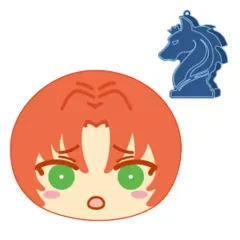 あんスタ　ぬいぐるみ　おまんじゅう　ぱしゃこれリングライト　月永レオ ぬいぐるみマスコット・ぬいぐるみバッジ 月永レオ(笑顔ver