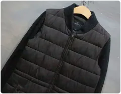 Nice Clap(ナイスクラップ) ニット バイカラー 軽量 ロング ダウン 女性 M ／ 55 )