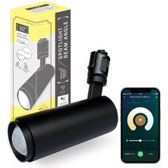 エジソンスマート スマートスポットライト ビーム角調節タイプ (ダクトレール用/ブラック) Alexa対応 スマートライト スマート照明 RST-SL02BK