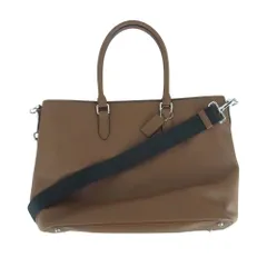 COACH コーチ C2841 ベケット レザー ビジネス 2way ショルダー トート バッグ ブリーフケース ブラウン系【中古】のサムネイル
