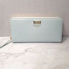 Samantha Thavasa ブルーホワイト 長財布 母の日 - メルカリ