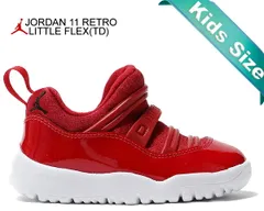 ナイキ ジョーダン 11 リトル フレックス TD NIKE JORDAN 11 RETRO LITTLE FLEX(TD) gym red/black-white bq7102-623 キッズ トドラー スリッポン AJ XI レッド