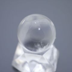 天然本水晶 丸玉 21.7g 25.3 mm 天然石・置物　厄除け 浄化 クリスタルスフィア