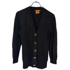LA4892 トリーバーチ 長袖 ニット ロングカーディガン ブラック XS 2025年最新】tory burch/トリー バーチ カーディガン ブラック