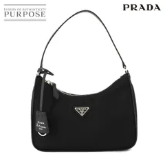 未使用 展示品 プラダ PRADA Re-Edition 2005 ミニバッグ ハンド バッグ ナイロン サフィアーノレザー ブラック 1NE204 Mini Bag 90280526