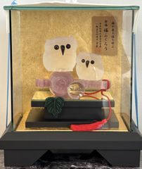 広森耕仁画伯 ふくろう額 縁起物 美術年鑑掲載作家 極美品