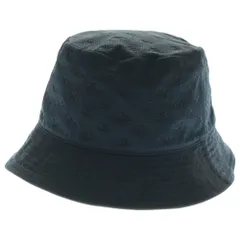 【極美品】CELINEセリーヌ　キルティングバケットハット　ブラック　XS CELINE ブラック バケットハット CELINE ブラック バケットハット Lサイズ