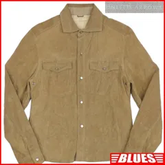 ユナイテッドアローズ レザーシャツ ジャケット S 本革 メンズ 皮HH9370