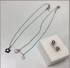 S【ヴィンテージ】MARY QUANT マリークワント マリクワ アクセサリー3点セット ネックレス ピアス レディースアクセサリーのサムネイル