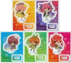 【中古】アクリルスタンド・アクリルパネル 全5種セット 「映画 五等分の花嫁×サンリオキャラクターズ トレーディングアクリルスタンド ミニキャラver.」 劇場グッズ