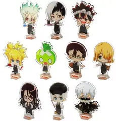 【中古】アクリルスタンド・アクリルパネル 全10種セット 「Dr.STONE×PRINCESS CAFE アクリルスタンド」