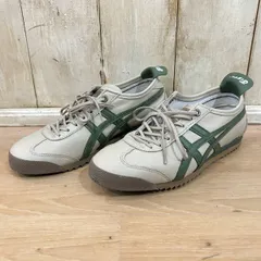 美品 Onitsuka Tiger / オニツカタイガー メキシコ66 1183a872 MEXICO 66 SD レディース 23.5 グリーン スニーカー USED