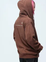 GERRY (ジェリー) 裏起毛 刺繍＆プリント フルジップ パーカー