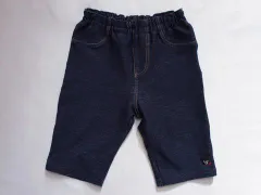 ダブルB double-b ミキハウス miki house アウトレット 子供服 男の子 女の子 スパッツ 紺 ハーフ丈 ブラックベアー クロクマ 春 夏 100cm ★3 ボトムス ボーイズ 男児 ガールズ 女児 キッズ 【中古】 ユーズド