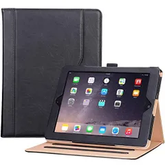 ブラック ProCase iPad 2 3 4 ケース (旧モデル) スタンドフォリオカバーケース 適用機種： iPad 2/iPad 3/iPad 4－ブラック