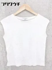 ◇ SLOBE IENA スローブイエナ ノースリーブ Tシャツ カットソー ホワイト レディース