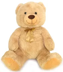 【中古】ぬいぐるみ くま(ベージュ) ぬいぐるみL