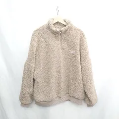 ◇ ⊇ Classical Elf JaVaコラボ ネーム付き ハーフジップアップ 長袖 プルオーバー サイズM ブラウン レディース E  【1502060025041】