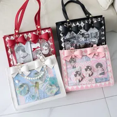 痛バッグ 痛バ ぬいぐるみ 推しバッグ 推し活 痛バ ショルダー トートバッグ 推し活バッグ クリアバッグ 透明窓 デコバッグ 大容量 軽量 通学 かわいい 可愛 おしゃれ ヲタク
