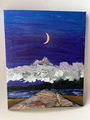 油彩画「秋の気配」 - メルカリ