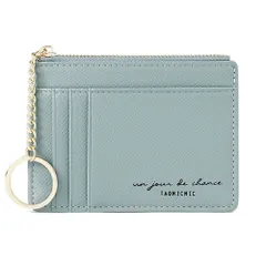 ☆ ブルー ☆ フラグメントケース pmy928801 フラグメントケース レディース メンズ 薄い ミニ財布 財布 ミニ カードケース カード入れ スリム 薄型 キーホルダー キーリング パスケース 定期入れ コインケース 小銭入れ 男女兼用 ユニセックス